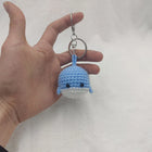 Llavero con Peluche Ballena Tejido a Mano - Accesorio Premium para Bolso y Mochila