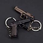 Llavero para Moteros - Pistola 92F Desmontable de Aleación, Regalo Premium para Coleccionistas