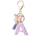 Llaveros Originales para Coche - Letras A-Z Personalizadas, Elegante Llavero Metálico para Mujer, Re