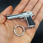 Llavero para moteros Desert Eagle 1:4 Aleación Desmontable con 2 Campanas, Regalo Premium Hombre Muj