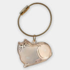 Bag Charm Llavero Cápsula Transparente para Bolso - Guarda el Pelo de tu Gato, Recuerdo Adorable