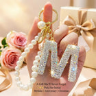 Llaveros Personalizados con Inicial A-Z | Regalo para Mejor Amiga (Pack 2+1 GRATIS)