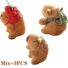 Llaveros de Capibara Peluche Suave y Exclusivo para Coche - Original y Tierno