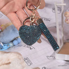 Llavero a Crochet para Hombre Corazón Multicolor Strass Aleación Premium Bolso Mujer