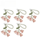 Llavero a Crochet Paso a Paso - Flores Tejidas a Mano, Llavero de Lana Artesanal Premium para Mujer,