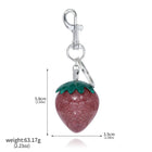 Llavero para Bolso Cereza Roja - Colgante de Frutas de Verano, Accesorio Elegante para Mujer