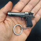 Llavero para moteros Desert Eagle 1:4 Aleación Desmontable con 2 Campanas, Regalo Premium Hombre Muj
