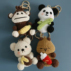 Llavero con foto personalizado - Muñeco de Oveja Amigurumi de Ganchillo, Llavero de Animal de Dibujo