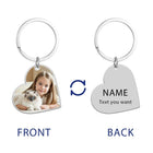 Llaveros Personalizados con Foto - Regalo Único para Familia y Pareja - Acero Inoxidable Premium
