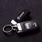 Llaveros BMW Originales - Hebilla Herradura Piel Ante para BMW 50 Aniversario X1 X2 X3 X5 X4 X6 G30