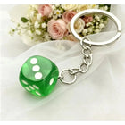 Charm para bolsos Llavero Dados Transparentes 3 Piezas - Resina Premium para Gamers