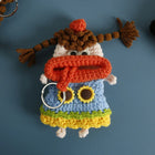 Llavero con foto personalizado - Muñeco de ganchillo divertido para llaves
