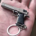 Llavero para moteros Desert Eagle 1:4 Aleación Desmontable con 2 Campanas, Regalo Premium Hombre Muj