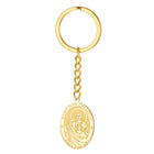 Llavero para Bolso de Acero Inoxidable con Medalla de San Judas Tadeo - Regalo Inspirador para Hombr
