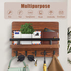 Private Key de tu Llavero - Organizador de Pared Premium con 5 Ganchos de Madera