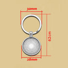Llavero con Foto Personalizado - Regalo Único para Mujer con Cabochón de Vidrio
