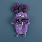 Llaveros Originales para Regalo - Funny Sausage Mouth Girl Crochet Keychain Personalizado
