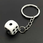 Charm para bolsos Llavero Dados Transparentes 3 Piezas - Resina Premium para Gamers