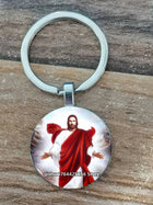 Llavero para Bolso Jesús Cristo - Llaveros Charms Religiosos Premium