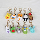 Llavero Personalizado Mini Animal Crochet - Oveja Vaca Muñeco Amigurumi Premium
