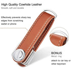 Llaveros Originales para Coche - Elegante Llavero de Cuero para Hombre y Mujer, Organizador de Llave