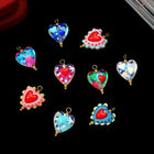 Contraseña del Llavero Inicio de Sesion - Corazón de Cristal Artesanal Premium para Ella