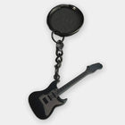 Bag Charm Llavero Guitarra Negro Acero Inoxidable Gótico Y2K - Charm para Bolso Mujer Hombre