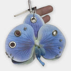 Bag Charm Llavero para Bolso - Colgante Gótico de Orquídea Oscura, Accesorio Premium para Mochila