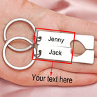 Llavero con Foto Personalizado - Regalo Único para Parejas, Metal Premium con Nombre Grabado