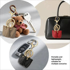 Llavero para Moteros Premium - Monedero con Llavero de Cuero Genuino, Diseño Elegante y Resistente,