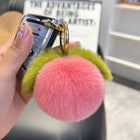 Llavero con Foto Personalizado - Peluche Durazno Suave y Esponjoso para Llavero Personalizado