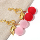 Llavero para Bolso Cereza Roja - Colgante de Frutas de Verano, Accesorio Elegante para Mujer