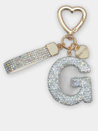 Bag Charm Llavero Elegante con Inicial Diamante - Regalo Premium para Bolso