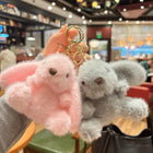 Llavero Coche Conejito de Peluche Suave - Adorable Llavero para Coches Mujer