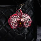 Llavero de Orquídea Phalaenopsis Simulada - Decoración Premium para Mochila, Regalo Creativo
