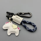Llaveros Originales para Coche - Colgante de Poni Cute con Amuleto de Dinero, Decoración Premium par