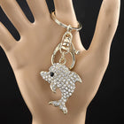 Llavero para Bolso Delfín Blanco Cristal Surtido - Colgante de Lujo para Mujer y Hombre