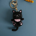 Llaveros Personalizados: Gatito Tejido a Mano - Amigurumi Premium para Bolso