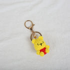 Llavero Personalizado Mini Animal Crochet - Oveja Vaca Muñeco Amigurumi Premium