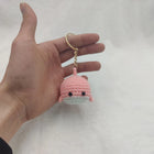 Llavero con Peluche Ballena Tejido a Mano - Accesorio Premium para Bolso y Mochila
