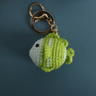 Llavero con foto personalizado - Pez de Oro Tejido a Mano, Llavero Creativo de Ganchillo, Accesorio