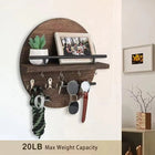 Llaveros Personalizados con Foto - Organizador de Pared de Madera Premium