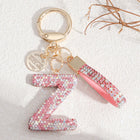 Llaveros Originales para Coche - Inicial A-Z Elegante y Brillante para Mujer