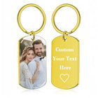 Llavero con Foto Personalizado - Regalo Único para Pareja, Familia o Mascota - Amaxer