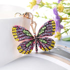 Llavero con Peluche de Tortuga Marina - Cristal Rhinestone y Metal, Diseño Marino para Bolso y Llave