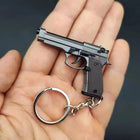 Llavero para Moteros - Pistola 92F Desmontable de Aleación, Regalo Premium para Coleccionistas