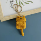 Llaveros Personalizados de Gatito a Crochet Hecho a Mano - Llavero Amigurumi Único para Bolso, Mochi