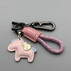 Llaveros Originales para Coche - Colgante de Poni Cute con Amuleto de Dinero, Decoración Premium par