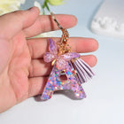 Llaveros Charms Letras A-Z con Colgante Mariposa y Borla - Accesorio Premium para Bolsos