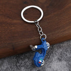 Llavero para Moto que No Raya la Tija - 3D Scooter Clásico, Regalo Unisex Premium